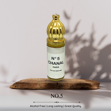 NO 5 Perfume For Men Non-Alcoholic Fragrance 8ml Roll On Pack || Aldehydes, Jasmine, Sandalwood