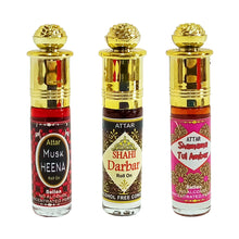 Kannuji 3 in 1 (Musk Heena, Shahi Darbar, Shamama Amber) Alcohol Free 24 Hours 6ml Rollon 3 Pc. Combo Pack