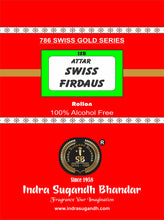 Swiss Firdaus Strong Jannat al Firdaus Emir Long Lasting Attar 100% Alcohol Free (Premium Gift Box Collection) 12ml Rollon Pack