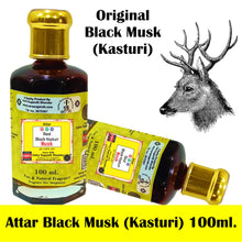 Real Black Musk|Kasturi 100ml With Rollon Pack