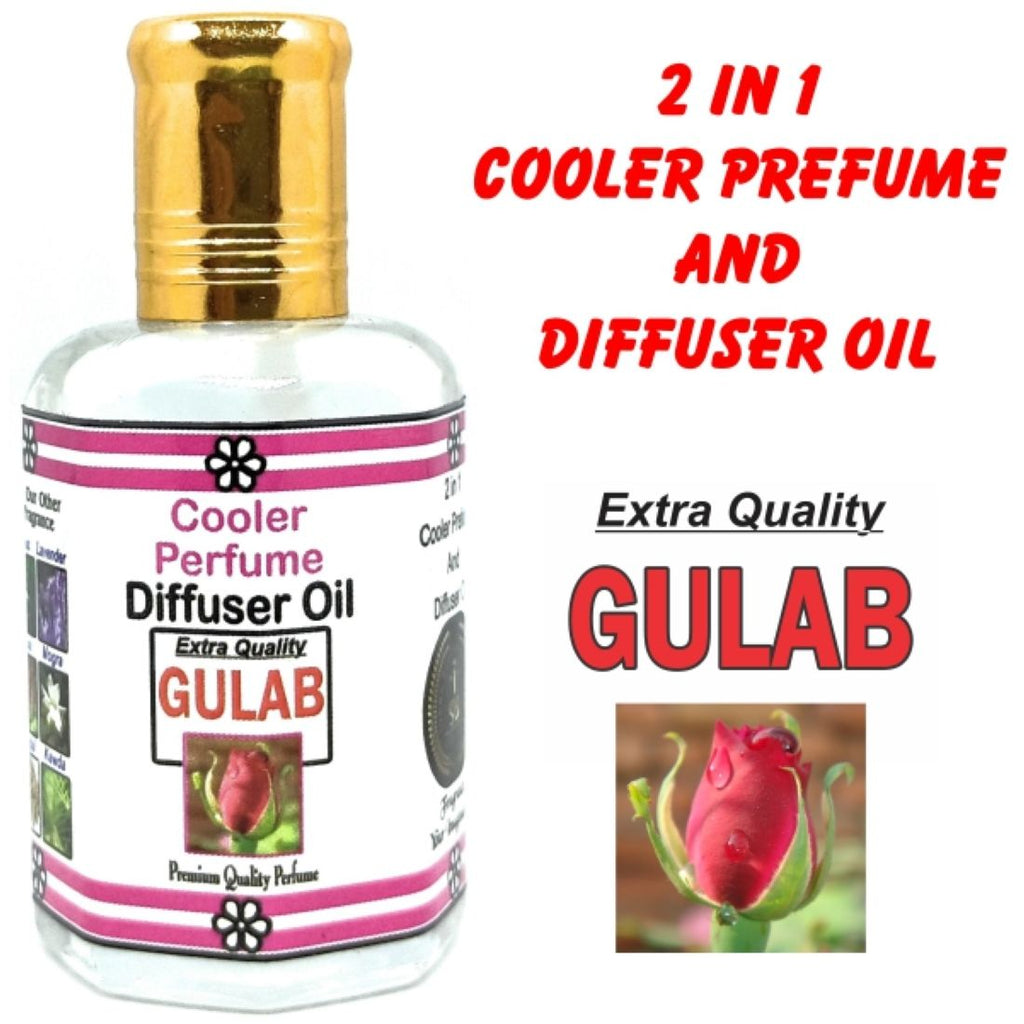 Multipurpose Cooler Perfume & Diffuser Oil Premium Rose 25ml Pack Indra Sugandh Bhandar