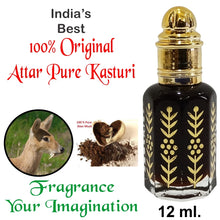 Natural Series 100% Pure Kasturi Oil 12ml Rollon Fancy Pack