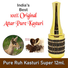 Ruhani Musk Kasturi Dana 12ml Rollon Fancy Gift Pack