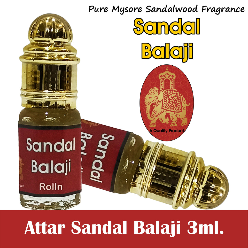 Balaji Chandan 3ml Roll on Pack Indra Sugandh Bhandar