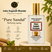 Shahi Pure Sandal Chandan Perfume for Men & Women – Premium Sandalwood Eau De Parfum Spray | Long-Lasting Woody Chandan Fragrance | Ideal for Personal Wear, Pooja & Daily Use