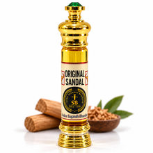 Original Pure Sandalwood Chandan Attar for Men & Women – Alcohol-Free Sandalwood Perfume Oil | Long-Lasting Woody Fragrance | 12ml Salai Fancy Pack
