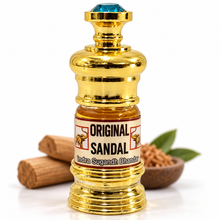 Original Pure Sandalwood Chandan Attar for Men & Women – Alcohol-Free Sandalwood Perfume Oil | Long-Lasting Woody Fragrance | 12ml Salai Fancy Pack