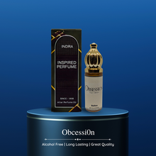 OBCESSi0N Perfume For Men Non-Alcoholic Fragrance 8ml Roll On Pack ||  Cinnamon, Amber, Vanilla