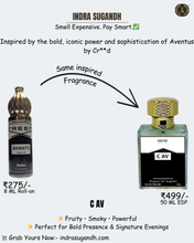 C AV Perfume For Men Non-Alcoholic Fragrance 8ml Roll On Pack ||  Pineapple, Birch, Oakmoss