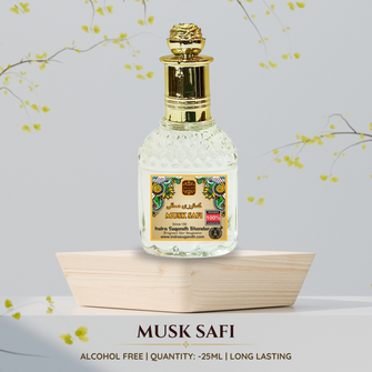 Musk Safi Concentrated Perfume Oil 24 Hours Long Lasting Fragrance 25ml Rollon Pack