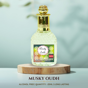 Musky Oudh 25ml Rollon  Pack