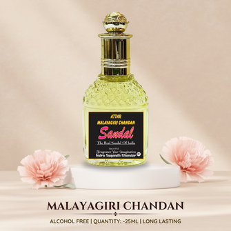 Real and Classic Malayagiri Chandan|SandalWood 25ml Rollon  Pack