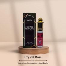 Crystal Rose With Original Rose Oil Crystals Alcohol Free Itra/Ittar 6ml Roll-on Pack