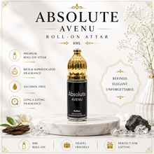 Absolute Perfume For Men Non-Alcoholic Fragrance 8ml Roll On Pack || Bergamot, Lavender, Ambergris