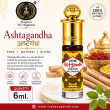 Astgandha Attar  – Alcohol-Free Perfume Oil | Traditional Kasturi, Amber, Kesar, Chandan, Gulab, Oudh & Hina Fragrance