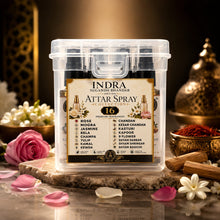 Attar Spray For Pooja 10ml x 16pc Set Total 160ml 100% Alcohol Free Attar Perfume For Pooja, Worship, Namaz or Personal Use/Long Lasting Natural Perfume/ 0% Alcohol