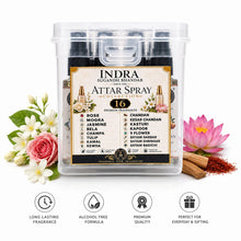 Attar Spray For Pooja 10ml x 16pc Set Total 160ml 100% Alcohol Free Attar Perfume For Pooja, Worship, Namaz or Personal Use/Long Lasting Natural Perfume/ 0% Alcohol