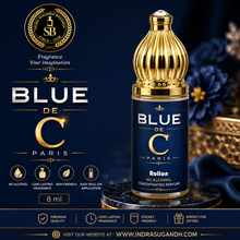 Blue De C Inspired Attar for Men & Women – Premium Non-Alcoholic Perfume Oil | Grapefruit, Incense & Cedar Notes | Long-Lasting Fresh Woody Aromatic Fragrance
