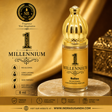 1 MiLLi0N Inspired Attar for Men & Women – Premium Non-Alcoholic Perfume Oil | Blood Orange, Cinnamon & Leather Notes | Long-Lasting Warm Spicy Fragrance