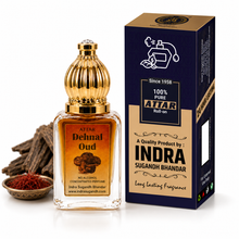 Shahi Dehnal Oudh Attar for Men & Women – Alcohol-Free Concentrated Oudh Perfume Oil | Long-Lasting Woody Fragrance | 15ml Roll-On Fancy Pack