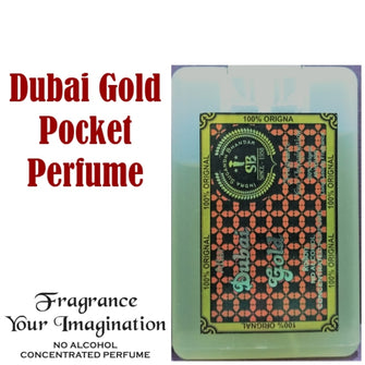 Pocket Perfume For Unisex Dubai Gold 20 ML Spray Pack