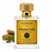 Chandan Vedic Perfume for Men & Women – Premium & Pure Karnataka Sandalwood Eau De Parfum Spray | Long-Lasting Woody, Floral & Fresh Luxury Fragrance | Unisex Perfume