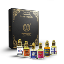 Mystic Breeze Attar Combo for Men & Women – 6-Piece Fresh Fragrance Ittar Gift Set | London Night, Secret, Magnet Gold, Heavens Garden, 777 Musk & Romantic | Alcohol-Free Perfume Oils | 6 x 12ml Roll-On | 72ml Pack