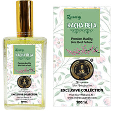 Kacha Bela Perfume for Men & Women – Mogra & Sandal Fragrance | Premium Floral & Woody Perfume Spray | Mild & Long-Lasting Aroma | 100ml Luxury Pack