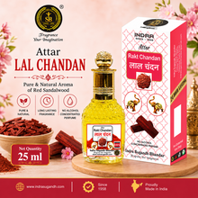 Lal Chandan Attar Real Rakta Sandalwood Perfume Oil | Rich, Woody & 24-Hour Long-Lasting Fragrance