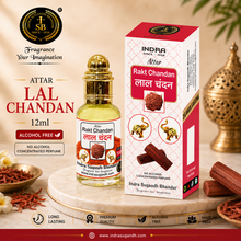 Lal Chandan Attar Real Rakta Sandalwood Perfume Oil | Rich, Woody & 24-Hour Long-Lasting Fragrance