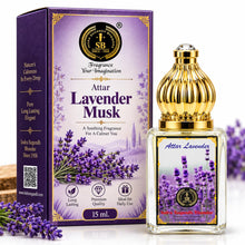 New Lavender Musk No. 99 Attar for Men & Women – Alcohol-Free Lavender & Musk Perfume Oil | Long-Lasting Fresh Musky Fragrance | 12ml Roll-On Fancy Gift Pack