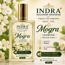 Original Mogra Perfume for Men & Women – Premium Mogra Eau De Parfum Spray | Long-Lasting Fresh Floral Fragrance | Ideal for Personal Wear, Pooja & Daily Use