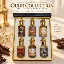 Oudh Attar Combo for Men & Women – 6-Piece Premium Ittar Gift Set | Royal Oudh, Arabian Oud, Kashmiri Oudh, White Oud, Musky Oudh & Amber Oudh | Alcohol-Free Perfume Oils | 6 x 12ml Roll-On | 72ml Pack