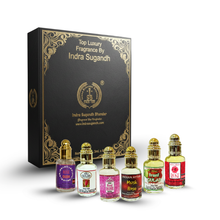 Rose Attar Combo for Men & Women – 6-Piece Premium Ittar Gift Set | Irani Gulab, Bulgarian Rose, Asli Gulab, Musk Rose, Real Rose & Rose Oudh | Alcohol-Free Perfume Oils | 6 x 12ml Roll-On | 72ml Pack