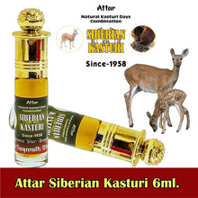 Siberian Kasturi Musk Attar for Men & Women | Alcohol-Free Ittar | Rich & Long-Lasting Musky Fragrance | Roll-On Pack