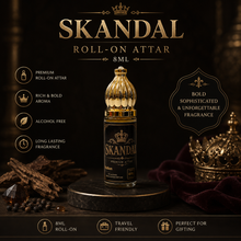 Skandal Perfume For Men Non-Alcoholic Fragrance 8ml Roll On Pack || Blood Orange, Honey, Patchouli