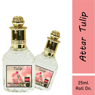 Tulip Natural Flower Premium Perfume Oil 25ml Rollon Pack