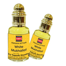 White Mukhallat Pure Perfume Original Blended Itra 12ml Rollon Pack