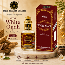 White Oudh Attar Premium Oud Perfume Oil for Men & Women | Long-Lasting Alcohol-Free Fragrance