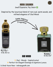 OUD WOOD Perfume For Men Non-Alcoholic Fragrance 8ml Roll On Pack ||  Oud, Sandalwood, Vanilla