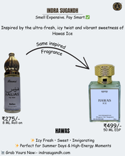 HAWAS Perfume For Men Non-Alcoholic Fragrance 8ml Roll On Pack ||  Apple, Aquatic Notes, Ambergris