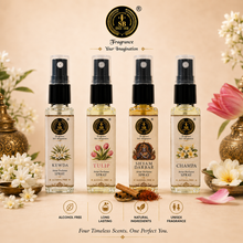 Attar Spray Set 16 x 10ml Perfume Sprays (160ml Total) | 100% Alcohol-Free Attar Perfume | Long-Lasting Natural Fragrance for Pooja, Namaz, Worship & Daily Use