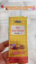 Kesar Chandan Attar – Premium Saffron & Sandalwood Perfume Oil for Men & Women | Alcohol-Free | Long-Lasting Fragrance | 15ml Roll-On Fancy Gift Pack