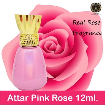 Pink Rose  12ml Rollon Fancy Gift Pack