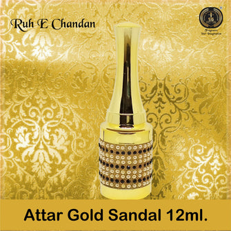 Gold Sandal  12ml Rollon Fancy Gift Pack