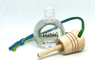 Hanging Car Perfume/Air Freshner Multipurpose Rose/Gulab 12ml Pack