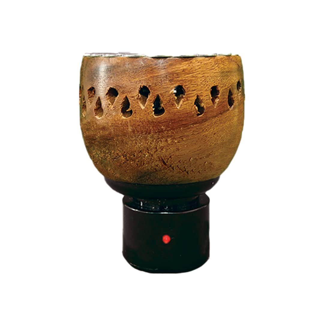 Diffuser Champor Wooden Electric Camphor Diffuser for Home Fragrance With One 25ml Diff ...
