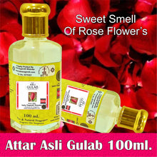 Asli Gulab|Rose 100ml With Rollon  Pack