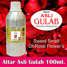 Asli Gulab|Rose  500ml With Free RollOn  Pack
