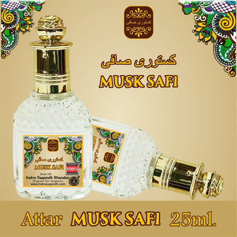 Musk Safi Concentrated Perfume Oil 24 Hours Long Lasting Fragrance 25ml Rollon Pack